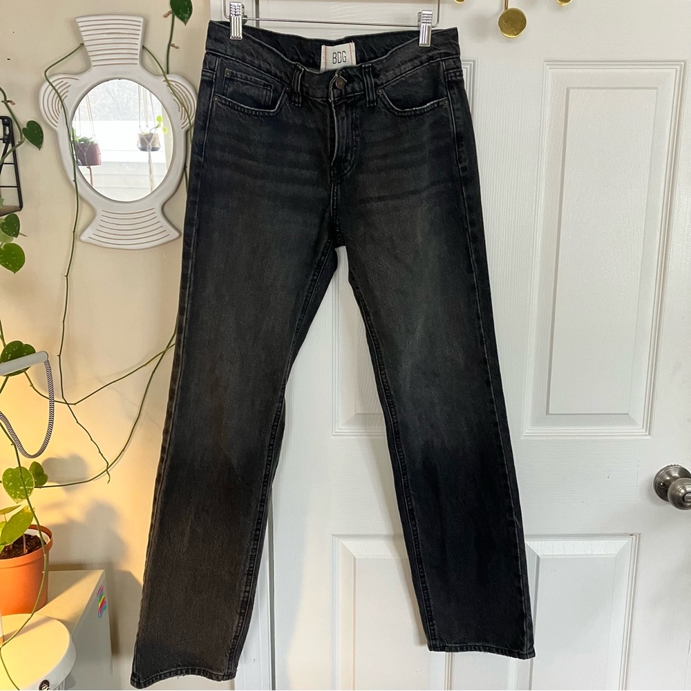 BDG Dark Wash Cowgirl Straight Jeans